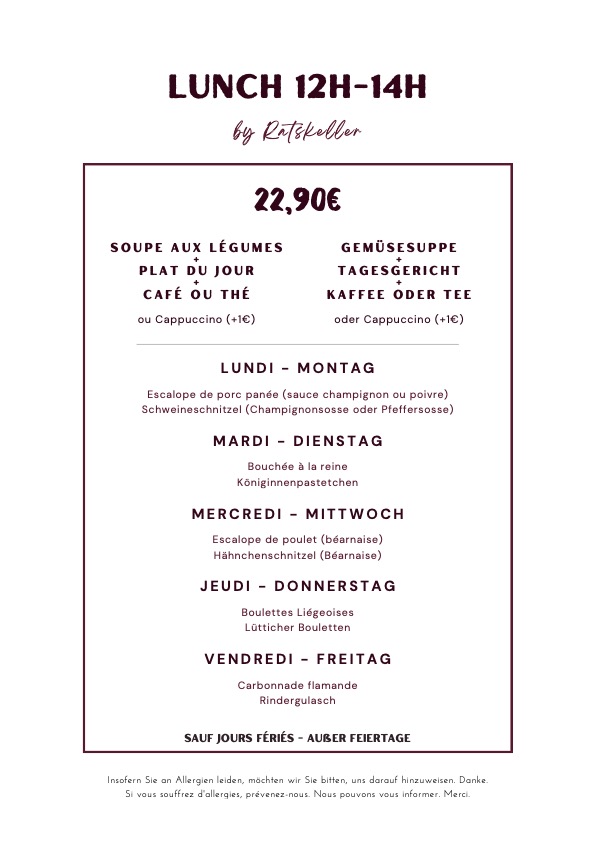 Voir Notre Menu Complet